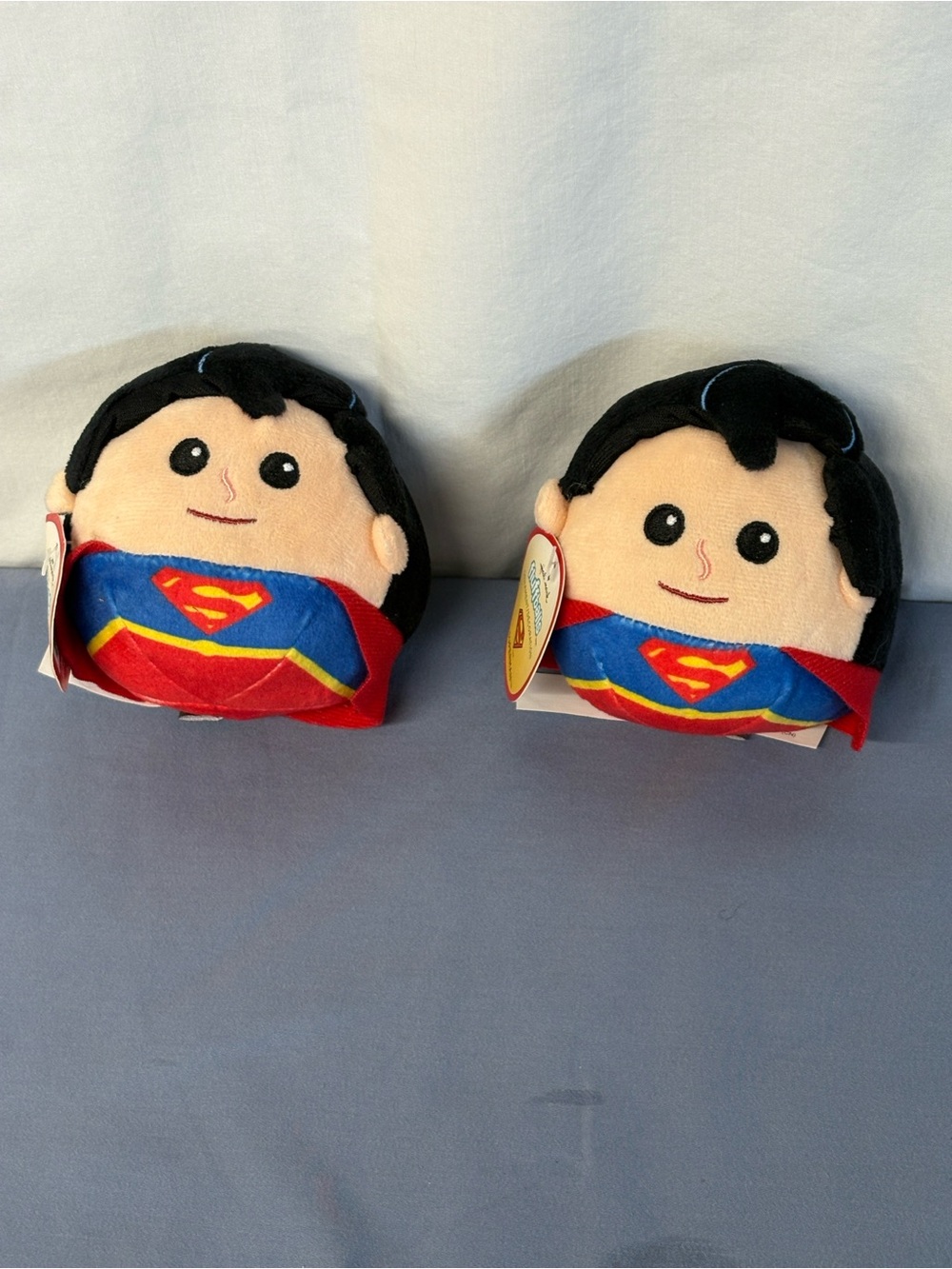 Hallmark lot of 2 Superman Plush Hanging ornament or play plush